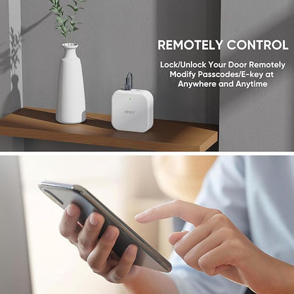 Sifely Smart Lock Wired Gateway - Remote Access Hub for Sifely Smart Door Lock, Works with App & Alexa (Model G3P, Power Over Ethernet, PoE Wired)