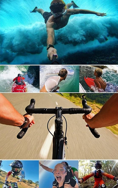 Action Camera Waterproof Case Compatible with AKASO EK7000/Xilecam X2R/Jadfezy/TIMNUT/Pro Xtreme/Dragon Touch Vision 3 YF/Cecosy, Action Camera Underwater Diving Shell