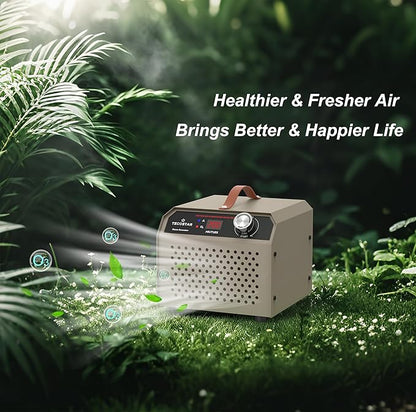 Ozone Generator 60,000mg/h Home & Industrial Use Air Purifier – High Capacity O3 Air Ionizer for 4,000 Sq Ft, Smoke Odor Removal, Room, Car, Pet, Basement Deodorizer