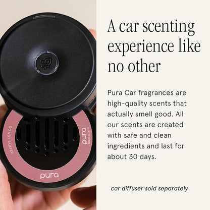 Pura Car Scent Refill - Fragrance for Pura Car Diffuser - Clean & Safe Luxury Diffuser Scent - Long-Lasting Fragrance for 30 Days of Aroma - Cranberry Fizz