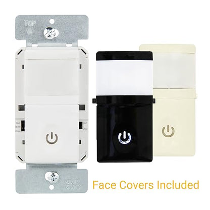 ENERLITES Motion Sensor Switch with LED Backlight, PIR Sensor, Motion Sensor Closet Light, 500W, 4A, Neutral Wire Required, HMOS
