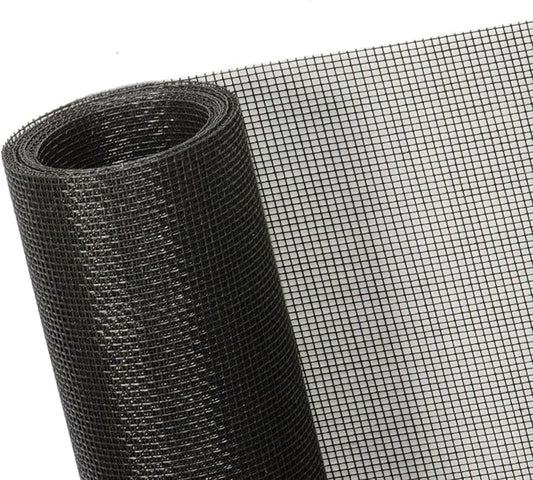 TOOLTRIZ Windows Screen and Screen Door Replacement, 48"x118" Durable Fiberglass Screen Mesh - Screen & Sliding Screen Door Repair for Patio & Window