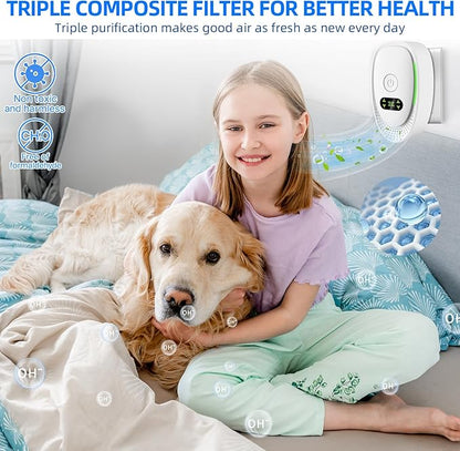 8 Pack Air Ionizers for Dust Mites Smoke Pet Odor Plug in Air Purifiers for Home Silent Ionizer Air Cleaners & Room Deodorizer Plug in,Dust Mite Killer for Bedroom,Office,Kitchen