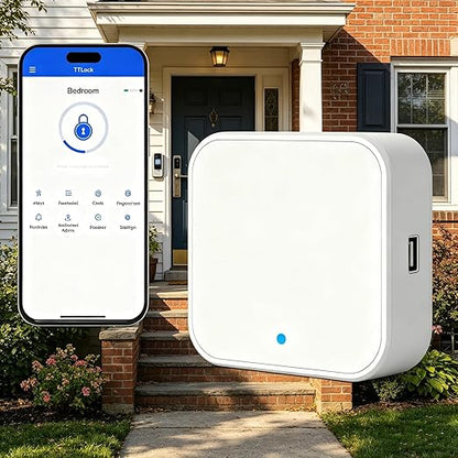 G2 Gateway for Smart Door Lock(TT Lock), White, WiFi Hub Controller with USB Port