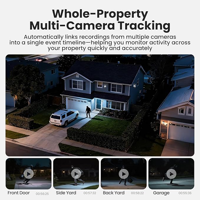 SOLIOM Security Cameras Wireless Outdoor,4K Ultra HD for Day and Night, No Subscription,Built in Radar,Solar Powered Cameras for Home Security, 360° Pan Tilt Auto Tracking,5G & 2.4G WiFi, 2-Cam Kit