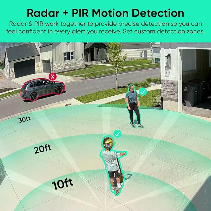 WYZE Wireless Outdoor/Indoor Battery Security Camera, 2.5K HDR Color Night Vision, Motion Detection, Spotlight&Siren, 2-Way Audio, Alexa&Google Assistant Compatible Solar Panel for Solar Charging