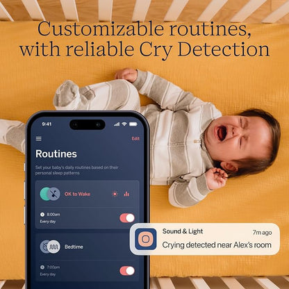 Nanit Sound & Light Smart Baby Night Light and Sound Machine - WiFi