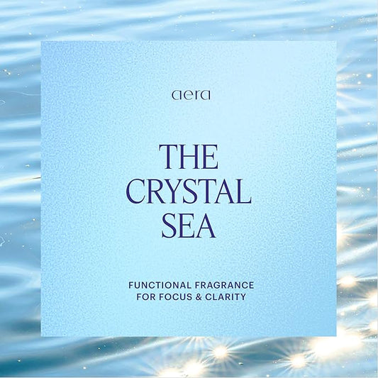 Aera Crystal Sea Smart Home Fragrance Scent Refill – Aquatic, Petitgrain & Sheer Musk – Fresh Ocean Aromatherapy Capsule – Functional Fragrance for Mental Clarity – Works with Aera Diffuser