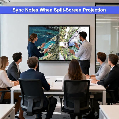 75" 4K Smart Board,Google EDLA Certified with 50MP AI Camera,40-Point Touch Digital Whiteboard,Android 14, 8+128GB,SmartBoard for Classroom Office Home（Wall Mount Included） (75 Inch)