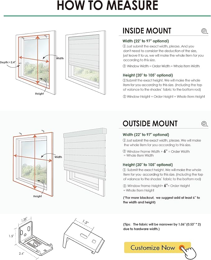 Yoolax Motorized Roman Shades with Remote, Smart Roman Shades for Indoor Windows, Blackout Automatic Blinds Work with Alexa, Google, Apple Homekit for Living Room Bedroom, Customized (Basalt Stripe)