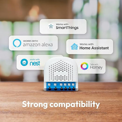 Aeotec Pico Switch - Zigbee | 15A Smart Relay Switch with Power Metering | SmartThings | HomeAssistant | Repeater Function | Scene Control | No Cloud Necessary | Light Control