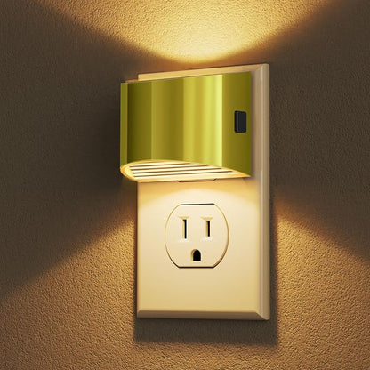 DORESshop Night Light, Night Lights Plug into Wall, Adjustable, 3000K | 3 Level Brightness Adjustable Plug in Night Light, Dusk to Dawn Sensor, Nightlights for Adults, Bedroom, Bathroom, 2 packs