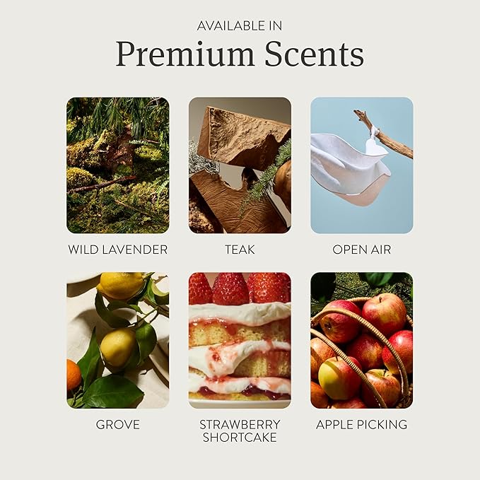Drift Home Scent Diffuser Starter Kit in Macadamia Swirl - Adjustable and Long Lasting Diffuser Aroma - Clean Ingredients, Pet Safe