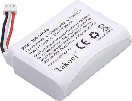 Replacement Battery 300-10186 for ADT Command Smart Security Panel 7500mah 3.6V 27Wh