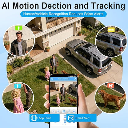 KERUI 8Channel Security DVR Recorder 5MP Security Camera DVR System H.265+ for up to 5MP AHD/TVI/CVI/CVBS/XVI Cameras, Remote Access, Smart Playback(with 1TB Hard Drive)