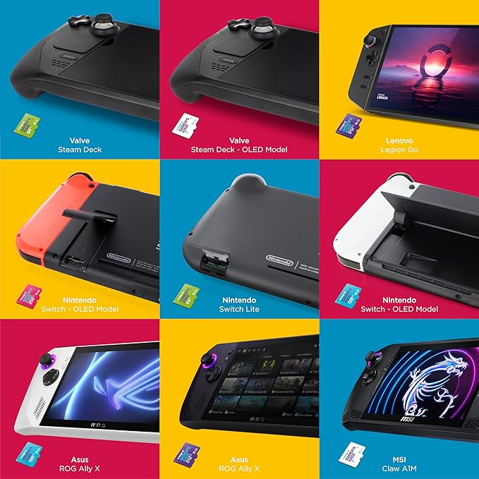 Integral 1TB Gamer's Edge Micro SD Card for the Valve Steam Deck and Nintendo Switch, Switch Lite & Switch OLED - Load & Save Games Fast, Store Games, DLC & Save Data, Built To Give You The Edge