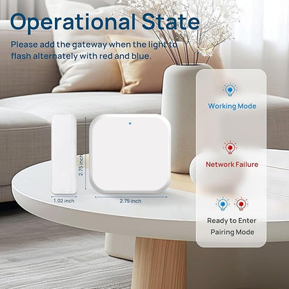 G2 Gateway Smart Lock WiFi Gateway, Remote Control Bluetooth Lock, Compatible with TTLock App for Smart Door Locks and Key Lock Box