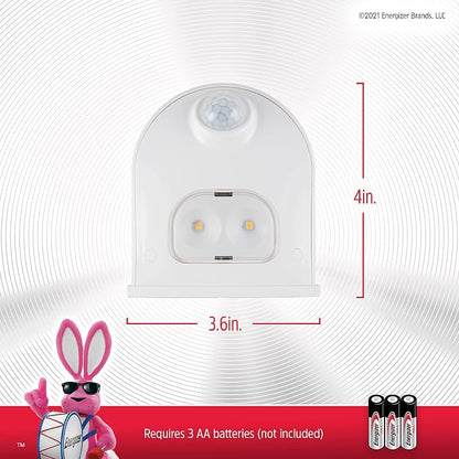 Energizer LED Motion-Activated Security Light, Battery Operated, 40 Lumens