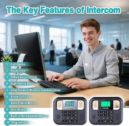 Supplemental PP Unit for Two-Way Voice Intercom System with UT-001 (Cannot Work Alone, Needs to Work Together with FP Unit)