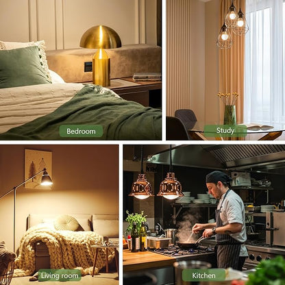 Sigalux 64 Pack A19 LED Light Bulbs Dimmable,100W Equivalent 1500 Lumens, 5000K Daylight, E26 Base, 15000-Hour Lifespan, 14W Energy Saving LED Bulbs, Ideal for for Living Room & Bedroom Lighting