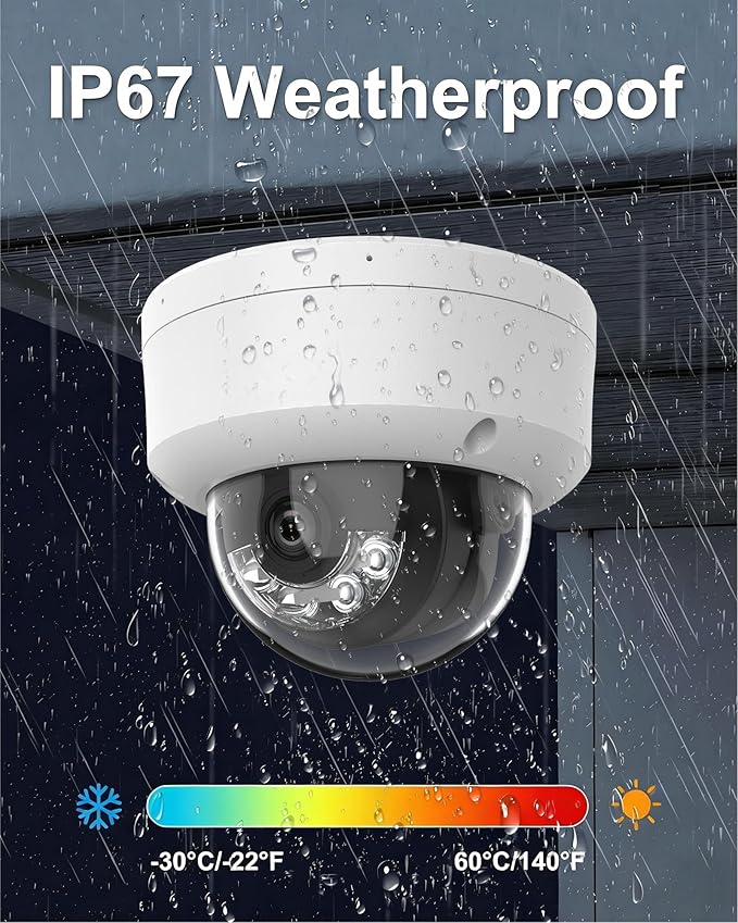 DS-2CD2143G2-LI(DS-2CD2143G2-I Upgrade) 2.8mm Hik 4MP AcuSense PoE IP Dome Camera with Smart Hybrid Light,120dB WDR, Human/Vehicle Detection, IP67 & IK10 Rating,Compatible with Ⲏіk-Connect