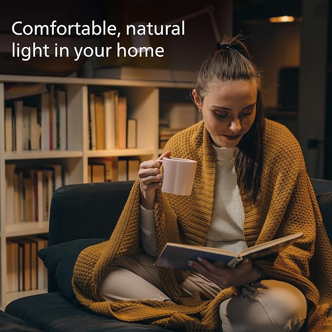 Philips LED 100W A19 8-Pack Ultra Definition (2700K) 1500 Lumen (11.5W = 100W) Dimmable Frosted Flicker-Free Light Bulbs