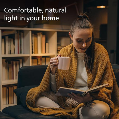 Philips LED 100W A19 8-Pack Ultra Definition (2700K) 1500 Lumen (11.5W = 100W) Dimmable Frosted Flicker-Free Light Bulbs