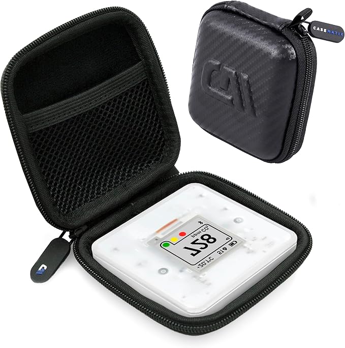 CASEMATIX Carry Case Compatible with SAF Aranet4 Home Air Quality Monitor Co2 Device in an EVA Hard Shell with Cable Pocket - Includes Travel Case Only