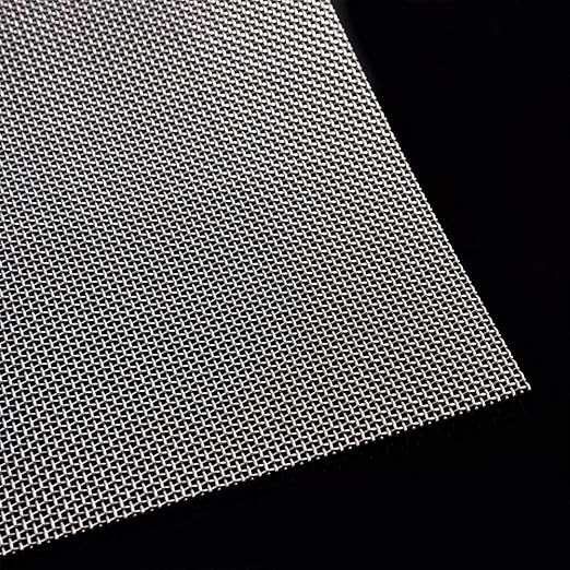 TIMESETL 3pcs Stainless Steel Woven Wire 20 Mesh - 12"x8"(30x21cm) Metal Mesh Sheet 1mm Hole Great for Air Ventilation - A4