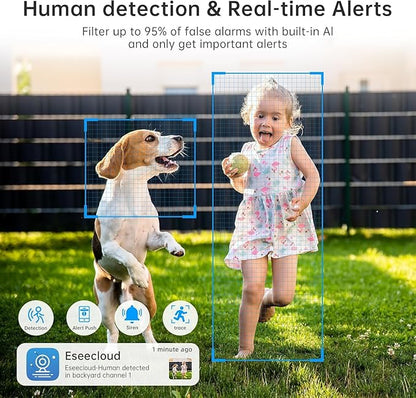 Light Bulb Security Cameras Wireless Outdoor, 5G&2.4GHz 4MP Security Camera 360° PTZ Cameras for Home Security with Color Night Vision, 2 Way Talk, AI Human Detection, Screw in Light Socket, 4Packs