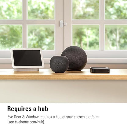 Eve Energy (2 Pack) Smart Plug and Eve Door & Window Smart Contact Sensor Bundle