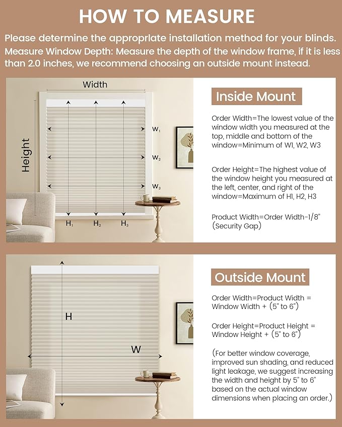 Kincmo Motorized Cellular Shades, Custom Motorized Blinds with Remote, Cordless Smart Electric Honeycomb Blinds Work with Apple HomeKit, Alexa, Google (75%-Blackout-Single-Cell Beige)