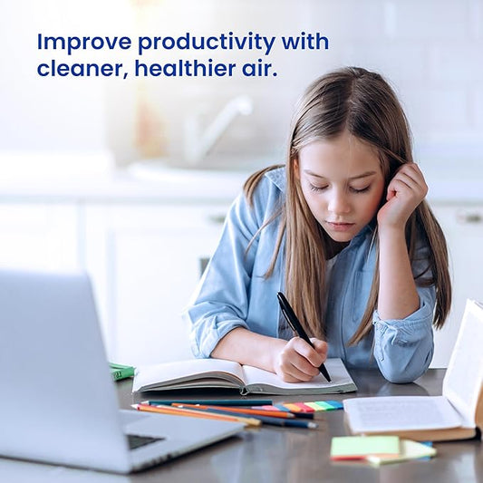 AprilAire AP09550V Smart Air Purifier and Quality Monitor, Sleep+Productivity+Performance, HEPA Filter, for Home Large Room up to 495 sq. ft.