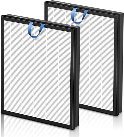 Vital 200S Replacement Filter for LEVOIT Vital 200S and Vital 200S-P Air Purifier, High-Efficiency Activated Carbon Filter, Vital 200S-RF, 2 Pack, White