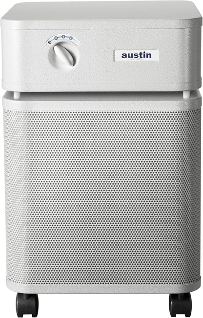 Austin Air HealthMate Plus Air Purifier - Advanced 4- Stage Filtration Air Purifiers For Home with Activated Carbon & Zeolite - Ideal as Air Purifiers for Bedroom or Large room, Model B450 Sandstone