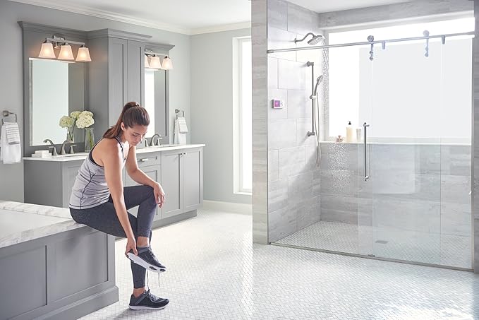 Moen TS3302TB U by Moen Digital Shower Controller and S3102 Valve 2-Outlet