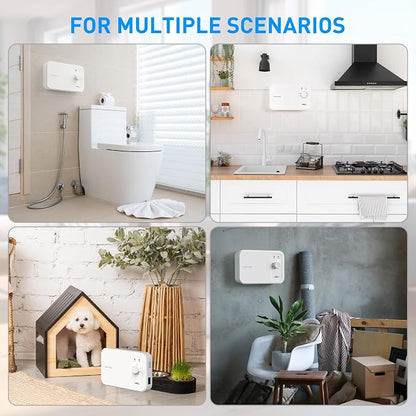 Multipurpose 800mg/h Ozone Machine,Ozone Bubbler for Purifying Water and Air,Portable Water Ozonator for Food F&V Home Hunting Cold Plunge Bathroom