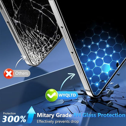 2 Pack for Samsung Galaxy S25 Edge Privacy Screen Protector Tempered Glass, Fingerprint Unlocking, 25° Anti Spy, Full Coverage, Case Friendly, Easy Installation