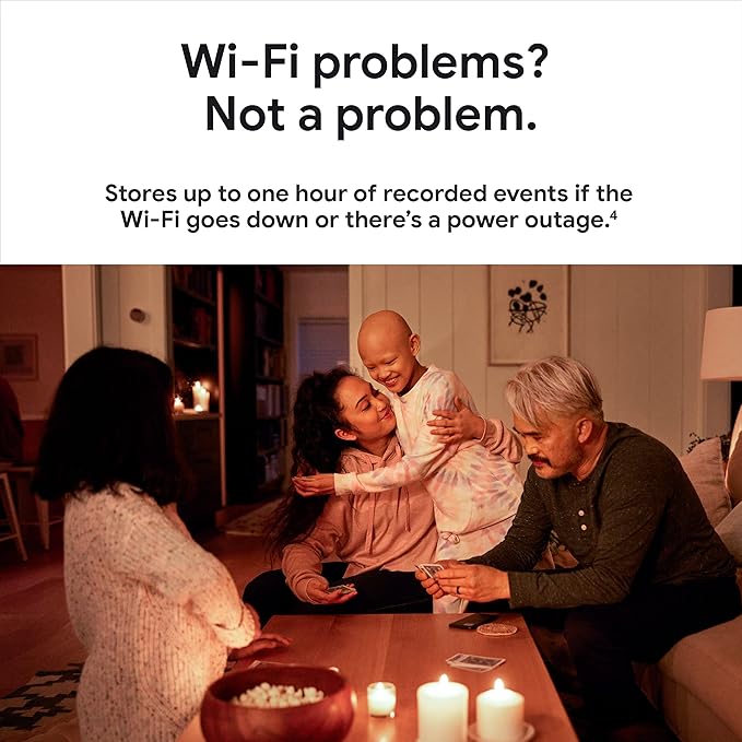 Google Nest Cam Outdoor or Indoor, Battery - 2nd Generation - 2 Count (Pack of 1) (Renewed)