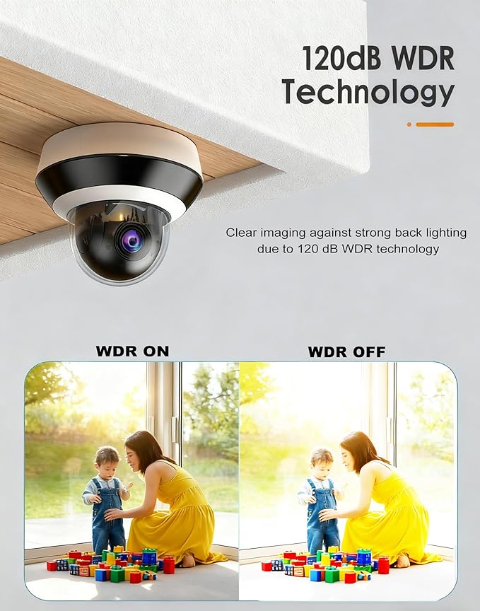 DS-2DE2A404IW-DE3 4MP Mini PTZ Outdoor POE Camera, DarkFighter (2.8-12MM) Vari-Focal Lens, 4x Optical Zoom, 120 dB True WDR, H.265+, IP66 IK10, International Version Fully Upgrade-able Firmware