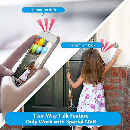 Acusense 8MP Dual Lens PoE IP Camera Outdoor Compatible with Ⲏіkconnect/ iVMS4200/ Guarding Vision, 180° Panoramic Wide Angle, Smart IR & White Light Night Vision, Plastic Casing IP Ethernet Cameras