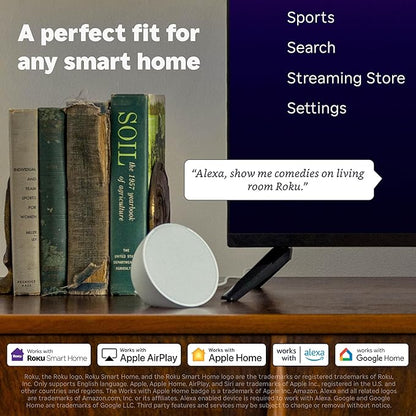 Roku Streaming Stick HD — HD Streaming Device for TV with Roku Voice Remote, Free & Live TV