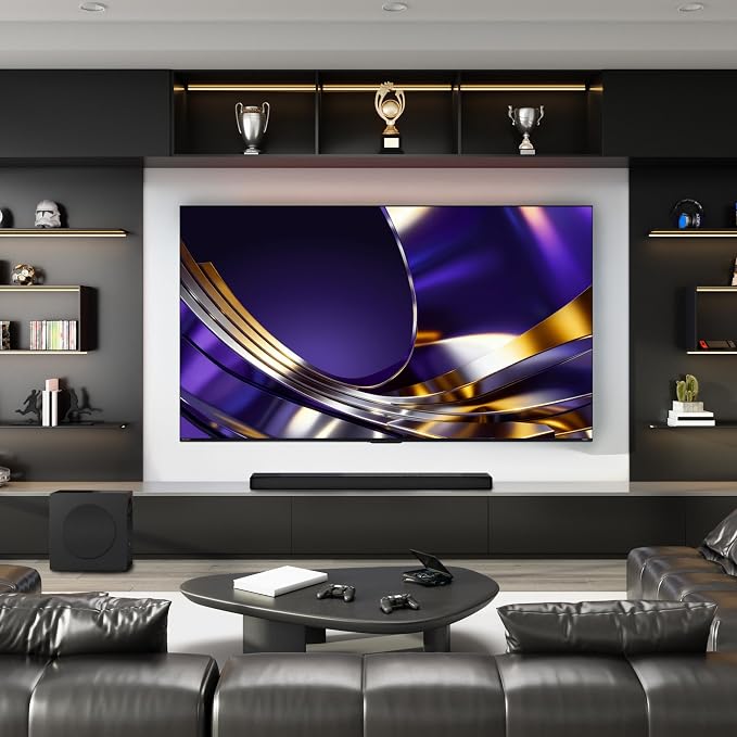 Hisense 55" U7 Mini-LED ULED 4K UHD Best Premium Gaming Google Smart TV (55U7SG, 2026 NEW) - Hi-QLED, Native 165Hz, VRR 330, HDR10+, Dolby Vision IQ·Atmos, IMAX Enhanced, Anti-Reflection, 2.1.2 Ch