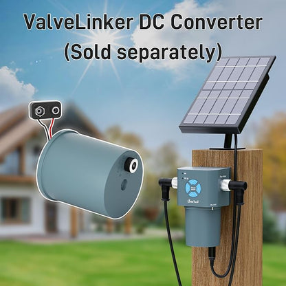 LinkTap Q1 4-Zone Wireless Water Timer & Gateway, Equals Four G2S Smart Hose Timers | 4 Independent Zones for Garden/Lawn/Yard, Irrigation by Weather/Volume/Duration, Fault Detection & Alerts, Anti-Freeze, IP66