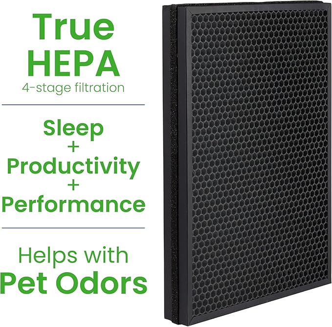 AprilAire AP09550V Smart Air Purifier and Quality Monitor, Sleep+Productivity+Performance, HEPA Filter, for Home Large Room up to 495 sq. ft.