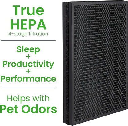 AprilAire AP09550V Smart Air Purifier and Quality Monitor, Sleep+Productivity+Performance, HEPA Filter, for Home Large Room up to 495 sq. ft.