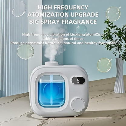 Aromatherapy Diffuser Smart Fragrance Essential Oils Difuser Air Scent Humidifier for Home Large Rooms Bathroom Hotel Collection Office Car 5 Mist Levels Adjustable Timer Aroma 360 Difusor