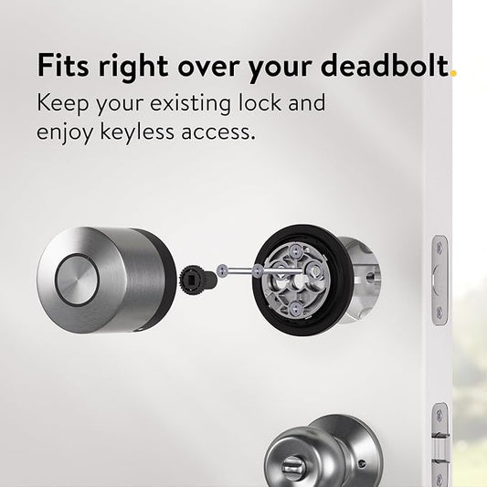 Nuki Smart Lock (Deadbolt) & Keypad 2 NFC, Keyless Door System with Auto-Lock, Fingerprint and Code Access, App Control, Easy Setup, Compatible with Alexa, Google, for Secure and Easy Home Entry