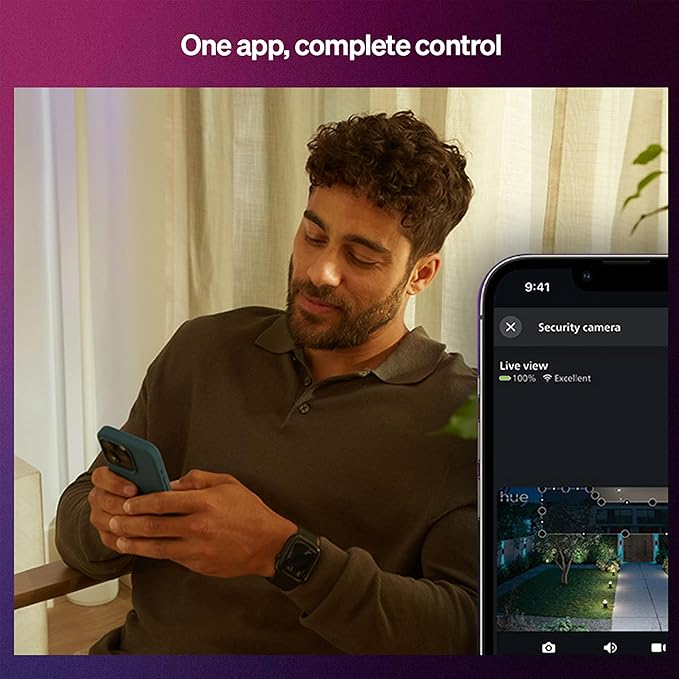 Philips Hue Secure Smart Contact Sensor, White - 2 Pack - Made for Indoor Doors and Windows - Requires Hue Bridge - Works with The Hue App