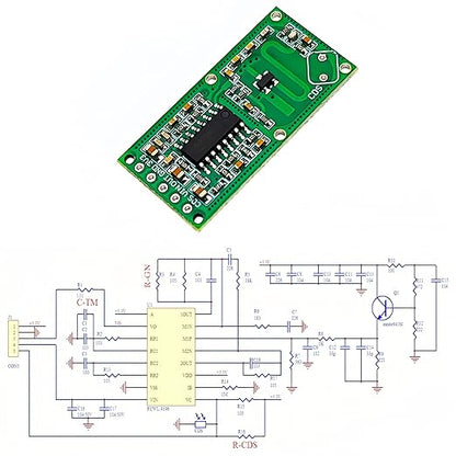 9PCS RCWL-0516 Microwave Radar Sensor Motion Detection Sensor Induction Switch Module Detection Distance 5-8m